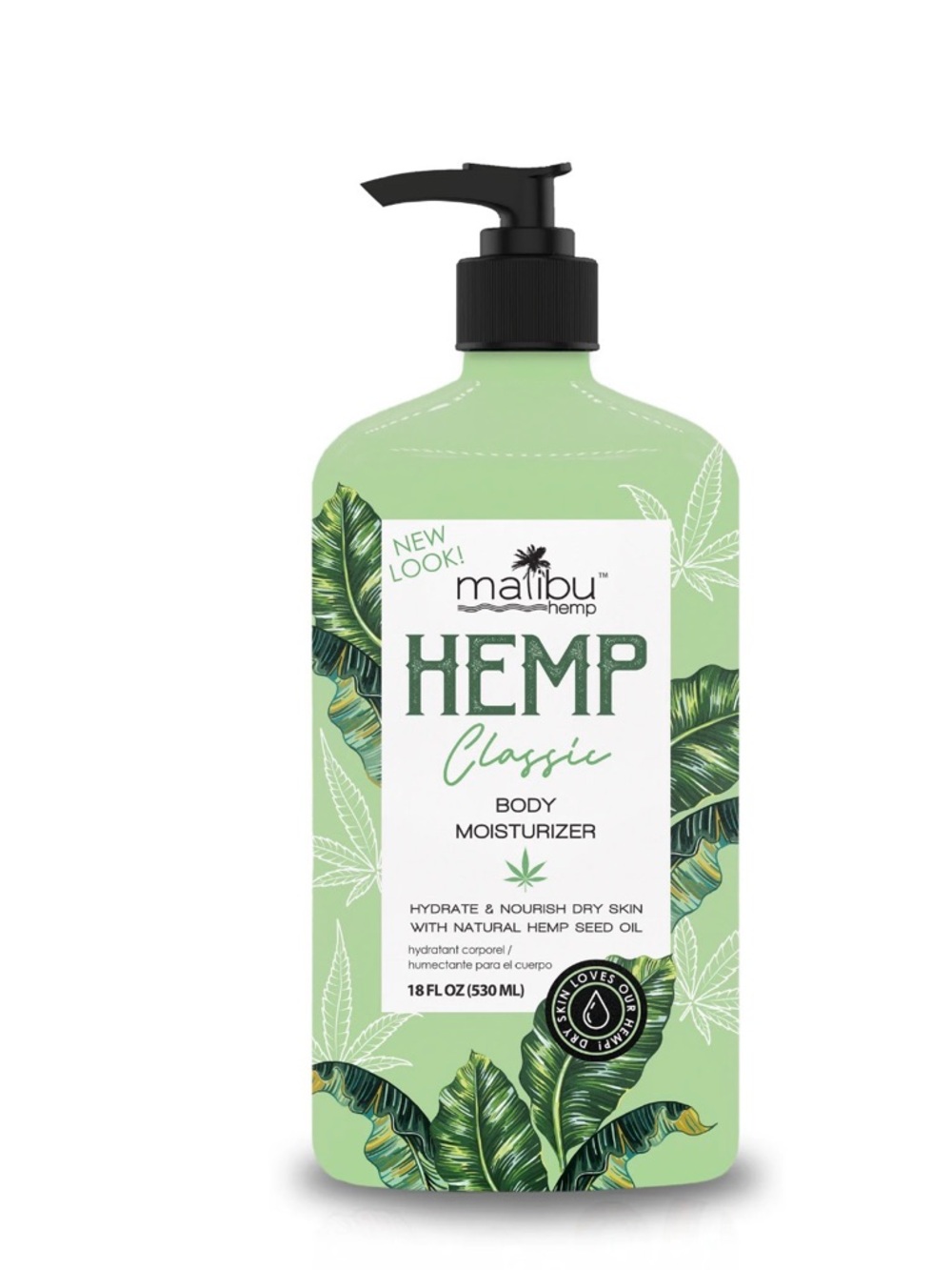 Malibu Hemp Classic Body Moisturizer - 18oz